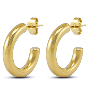 Pendientes Acero Inox Dorado
