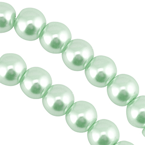 Perlas de cristal 8mm Pastel verde menta