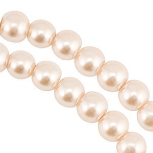 Perlas de cristal 4mm Beige claro