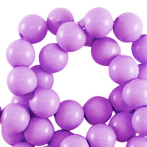 Abalorios acr&iacute;licos 10 mm brillante Lavanda p&uacute;rpura
