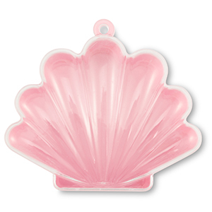 Expositor de joyer&iacute;a caja de almacenamiento conchas Transparente-rosado