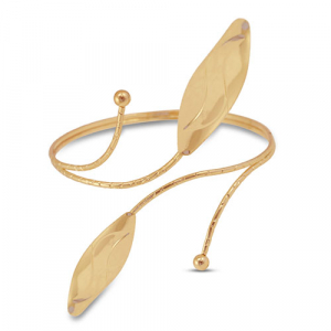 Brazalete hoja Dorado