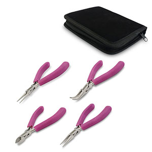 Beadalon juego de herramientas de 4 piezas Negro/p&uacute;rpura-plateado