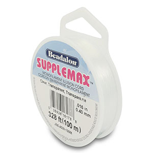 Beadalon hilo para enfilar Supplemax 0.40mm Transparente