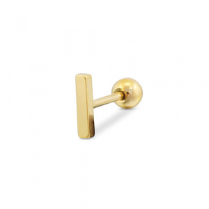 Piercing oreja Acero Inox Dorado