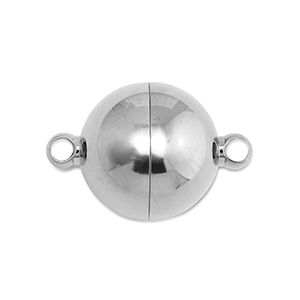 Fornituras Acero Inox cierre magn&eacute;tico bola 16mm Plateado