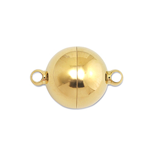 Fornituras Acero Inox cierre magn&eacute;tico bola 12mm Dorado