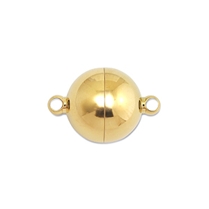 Fornituras Acero Inox cierre magn&eacute;tico bola 8mm Dorado