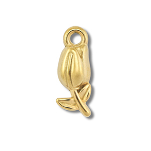 Colgantes Acero Inox tulip&aacute;n Dorado
