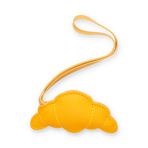 Colgantes llamativos croissant Amarillo naranja