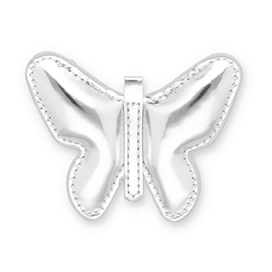 Colgantes llamativos mariposa Plateado