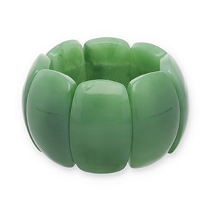Pulseras de resina Verde