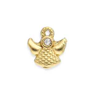 Colgantes Acero Inox &aacute;ngel Dorado