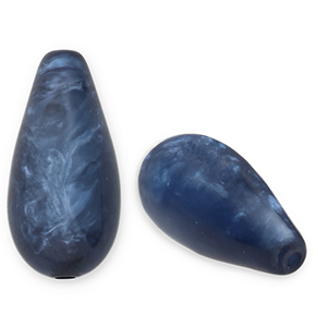 Abalorios Polaris Elements gota Polmo Azul oscuro