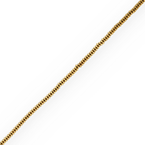 Abalorios Hematita rondeles Dorado