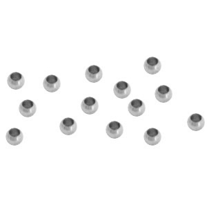 Fornituras Acero Inox chafas 2.5mm plata