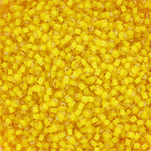 Rocallas Preciosa Ornela 8/0-85016 Amarillo rayo de sol-revestimiento blanco