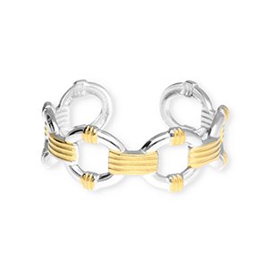 Anillos Acero Inox Plateado-dorado