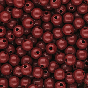 DQ Abalorios acr&iacute;licos 8 mm brillante Salsa red 18-1657 TCX