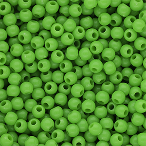 DQ Abalorios acr&iacute;licos 6 mm brillante Vibrant green 16-6339 TCX
