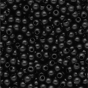 DQ Abalorios acr&iacute;licos 4 mm brillante Black