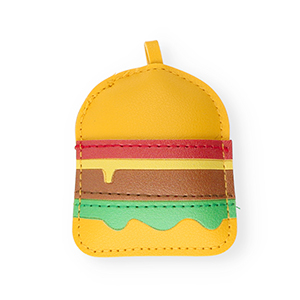 Colgantes llamativos hamburguesa Amarillo oscuro-verde-marr&oacute;n-rojo