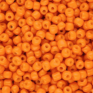 Rocalla cristal 6/0 (4mm) Naranja