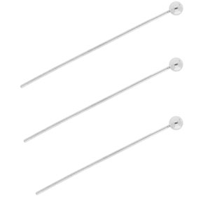 BY31&reg; Fornituras Acero inox bast&oacute;n con cabeza bola 35mm Plateado