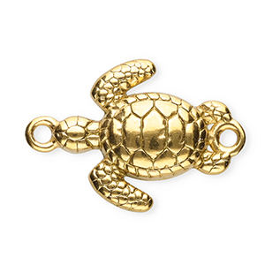 Fornituras Acero Inox entrepieza tortuga Dorado