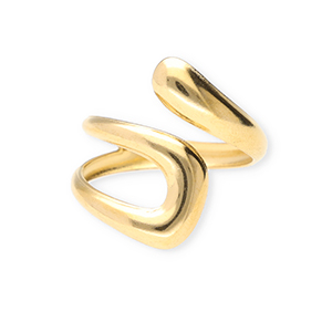 Anillos Acero Inox Dorado