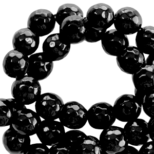 Piedras naturales faceteadas 4mm Negro