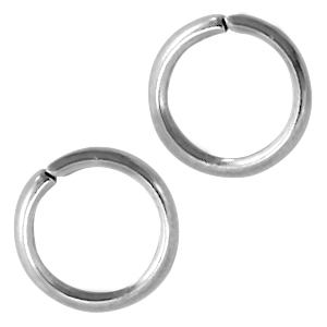Fornituras Acero Inox anilla 8mm plata