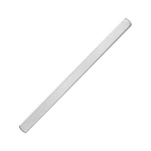 ImpressArt Tiras de grabado para anillos en Aluminio 3.5x76mm Plateado