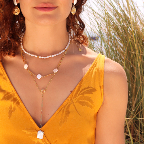 De este modo podr&aacute;s crear elegantes collares y sofisticados pendientes con perlas de agua dulce:
