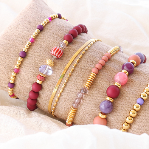 Ideas para pulseras con abalorios acr&iacute;licos