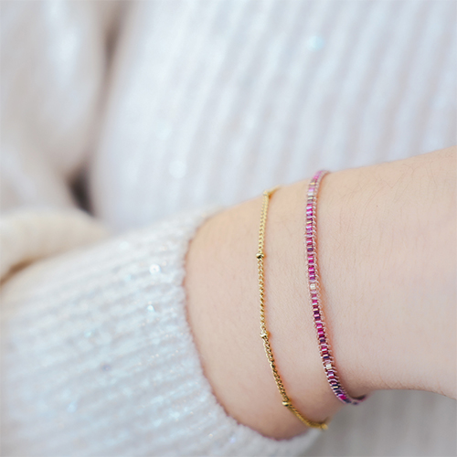 Joyas minimalistas con Miyuki delicas