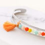 &iexcl;Gran colorido! de pulseras con abalorios faceteados