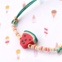 Pulseras con abalorios de pol&iacute;mero con vibrantes colores llenos de vitalidad y alegr&iacute;a