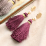 Creaci&oacute;n de pendientes con borlas para el oto&ntilde;o