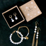 DIY tutorial: Pendientes y pulseras con perlas de agua dulce