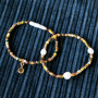 Dise&ntilde;a pendientes y pulseras en colores invernales con rocallas de cristal