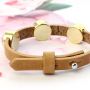 Mix & match crear f&aacute;cilmente preciosas pulseras de cuero Cuoio