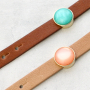 Mix & match crear f&aacute;cilmente preciosas pulseras de cuero Cuoio
