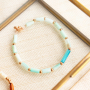 Joyer&iacute;a de verano con abalorios concha tubo
