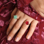Estas pulseras han sido hechas con los nuevos abalorios faceteados fashion: