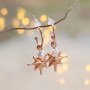 &iexcl;Insp&iacute;rate! Descubre aqu&iacute; c&oacute;mo hacer pendientes y pulseras con un ambiente navide&ntilde;o e invernal: