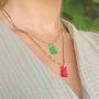 Ideas creativas para crear colorida bisuter&iacute;a con colgantes de ositos de goma