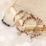 Utiliza estos abalorios faceteados redondos para una hermosa colecci&oacute;n de pulseras
