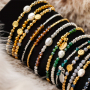Utiliza estos abalorios faceteados redondos para una hermosa colecci&oacute;n de pulseras