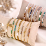 Utiliza estos abalorios faceteados redondos para una hermosa colecci&oacute;n de pulseras